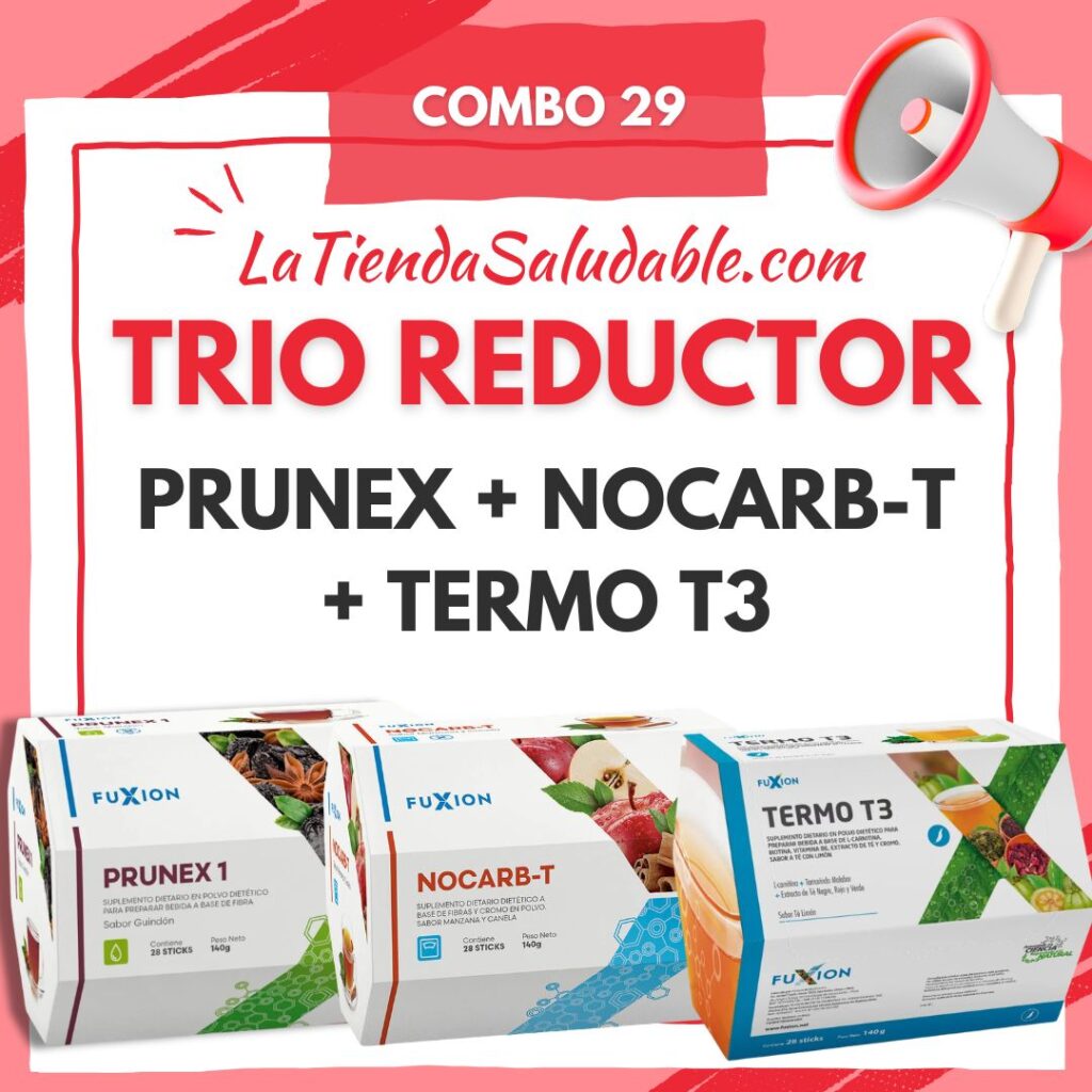 Combo 29 PRUNEX1 + NOCARB T + THERMO T3